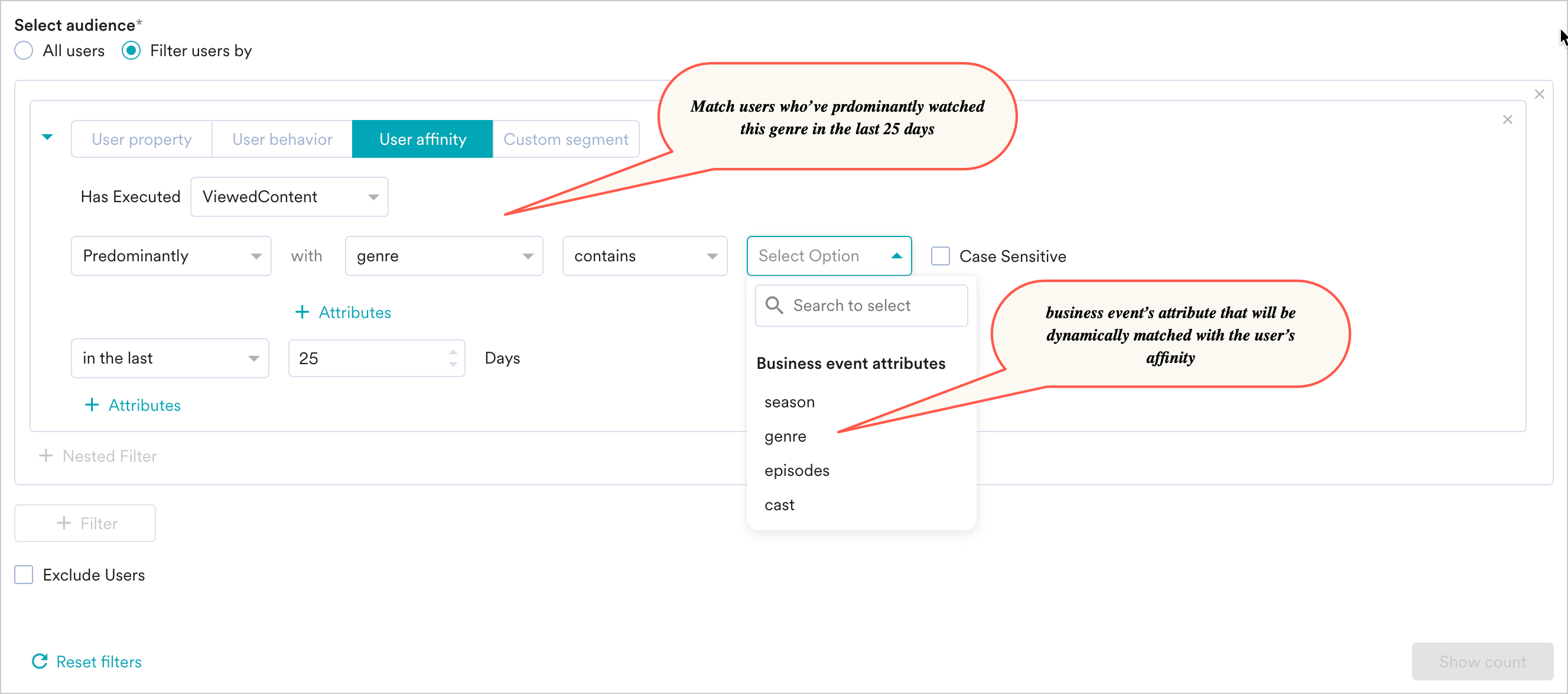 UserAffinity