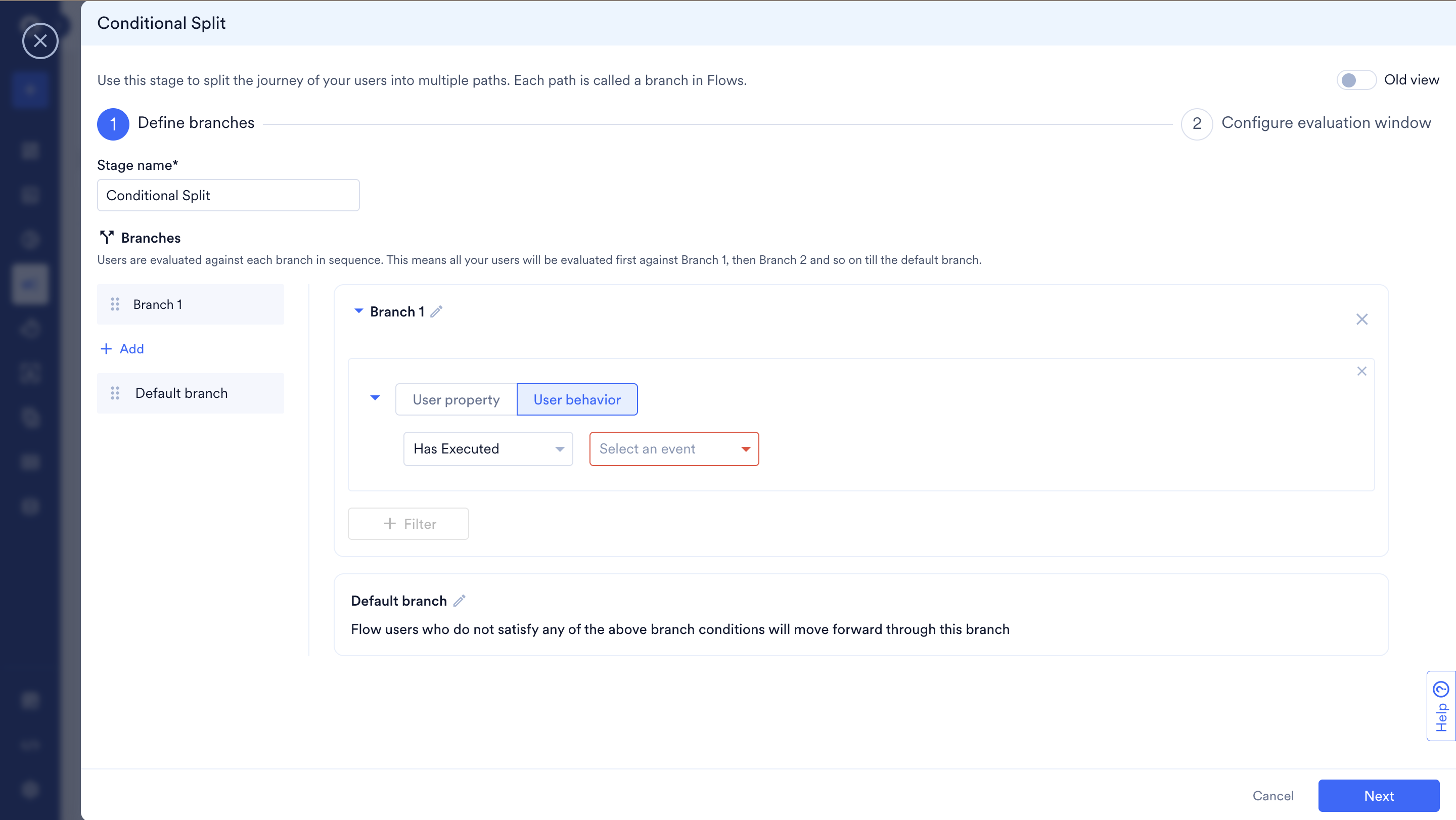Conditional Split Default state UI.png